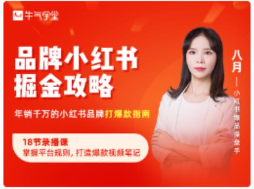 品牌小红书掘金攻略,年销千万的小红书品牌打爆款指南-知一资源网