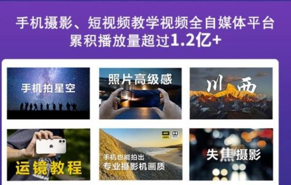 2022玩转手机影像全系课,零基础的小白也能进阶成为手机摄影专业人士-知一资源网