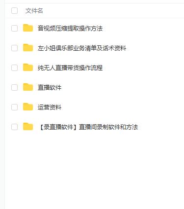 左小姐-直播带货俱乐部十三行、无人直播，全套教程附：工具、文档、话术资料-知一资源网
