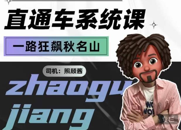 照顾酱·直通车系统课,从0到1搭建你的付费推广思维,讲基础,讲思路,讲方法,也讲实操-知一资源网