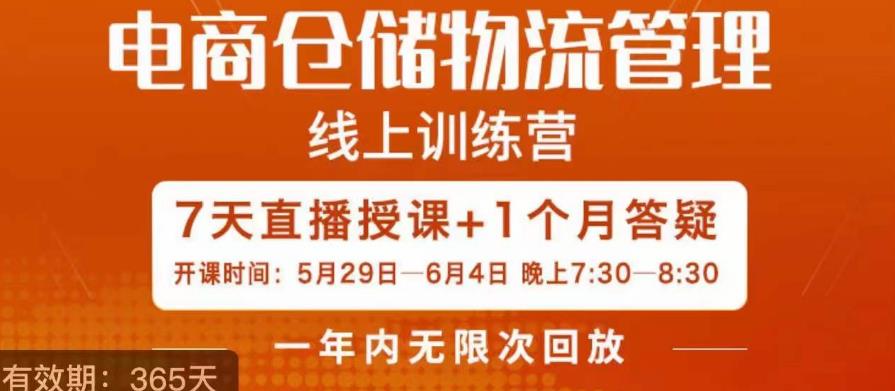 南掌柜·电商仓储物流管理学习班,电商仓储物流是你做大做强的坚强后盾-知一资源网