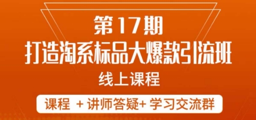 南掌柜-第17期打造淘系标品大爆款,5天线上课-知一资源网