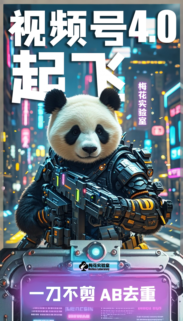 梅花实验窒微信视频号连怼玩法技巧起飞4.0一键AB破解版【揭秘】-知一资源网