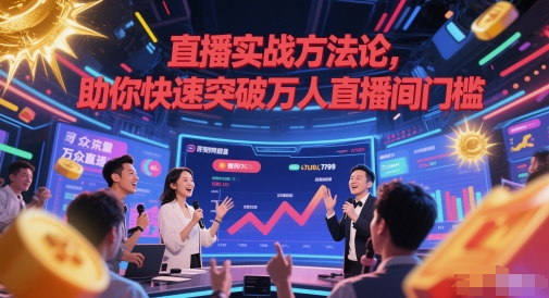 直播实战方法论，助你快速突破万人直播间门槛-知一资源网