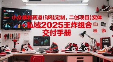 小众暴利赛道(球鞋定制,二创项目)实体+私域2025王炸组合  交付手册