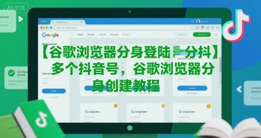 谷歌浏览器分身登陆多个抖音号，谷歌浏览器分身创建教程-知一资源网