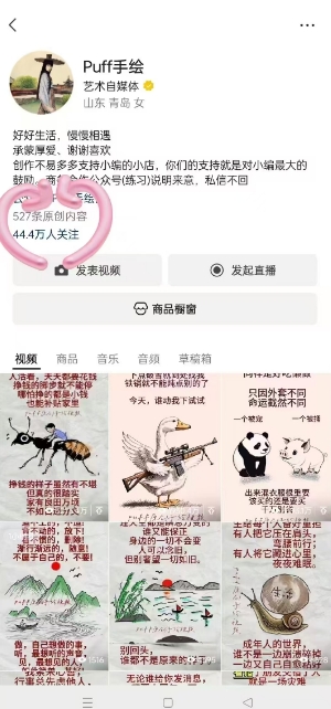 Puff手绘视频号分成项目，三天过分成计划，简单易上手，适合新手-知一资源网