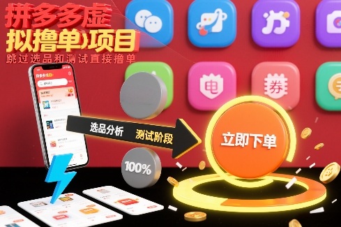 拼多多虚拟撸单项目，跳过选品和测试直接撸单-知一资源网