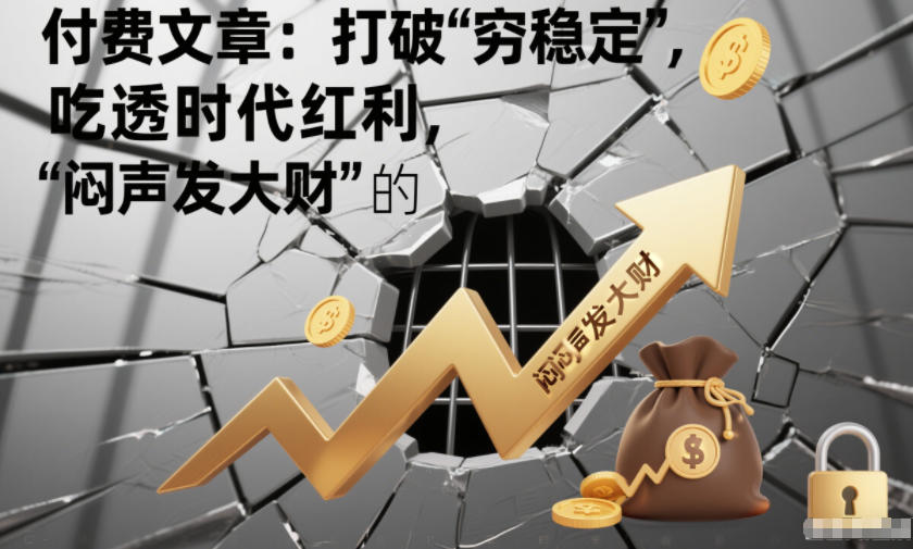 付费文章：打破“穷稳定”，吃透时代红利，“闷声发大财”的终极真谛-知一资源网