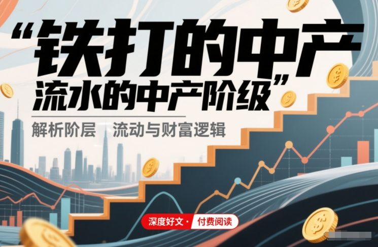 付费文章：铁打的中产，流水的中产阶级-知一资源网