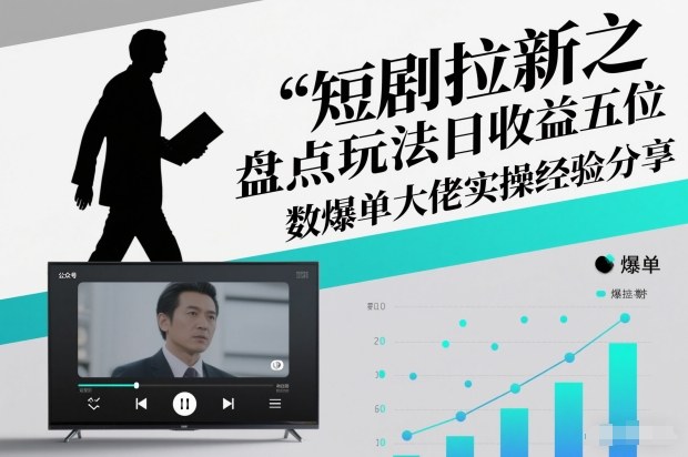 短剧拉新之盘点玩法日收益五位数爆单大佬实操经验分享-知一资源网