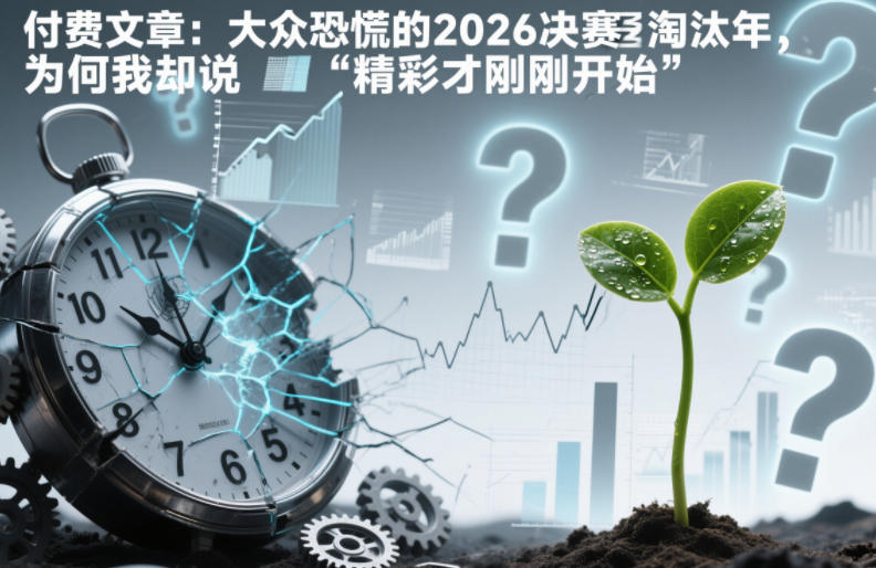付费文章：大众恐慌的2026决赛淘汰年，为何我却说“精彩才刚刚开始”？-知一资源网