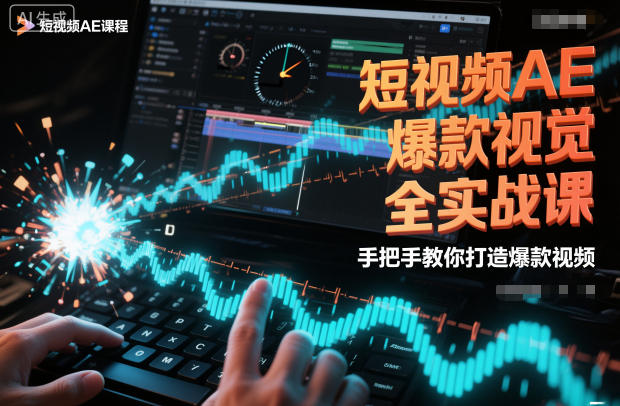 短视频AE爆款视觉全实战课，手把手教你打造爆款视频-知一资源网