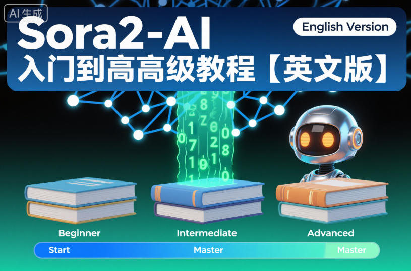 Sora2-AI入门到高级教程【英文版】-知一资源网