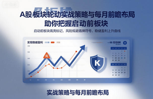 A股板块轮动实战策略与每月前瞻布局，助你把握启动前板块，规避风险，实现稳健盈利-知一资源网