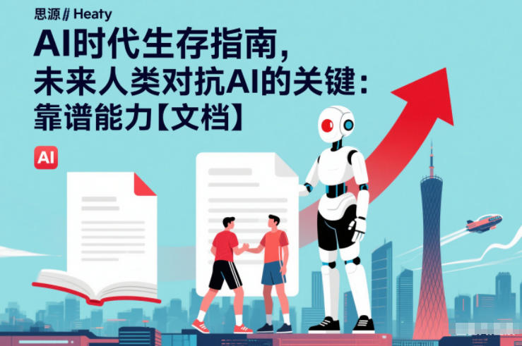 AI时代生存指南，未来人类对抗AI的关键：靠谱能力【文档】-知一资源网