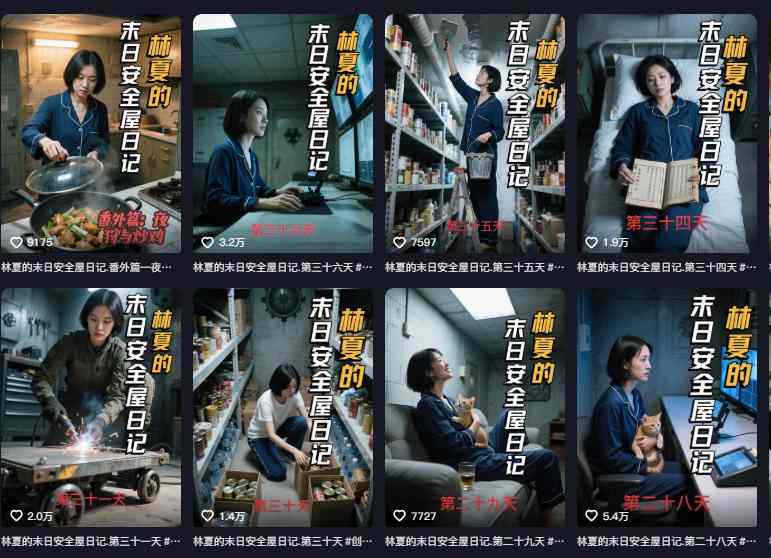 十个作品涨粉近20W！用AI制作末日安全日记连载，日入4位数，评论区爆肝求更新（附详细步骤）-知一资源网