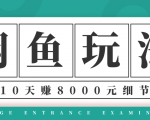 龟课·闲鱼项目玩法实战班第12期，操作10天左右利润有8000元细节玩法-知一资源网