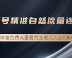 垂直起号精准自然流量连爆玩法,精准引流暴力变现月入10000+-知一资源网