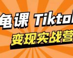 龟课·TikTok变现实战训练营线上第1期,多种变现模式,轻松赚美刀-知一资源网