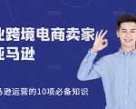 职业跨境电商卖家聊亚马逊:亚马逊运营的10项必备知识,12堂课让你看懂亚马逊运营-知一资源网