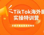 TikTok海外掘金实操特训营:手把手教运营变现赚钱-知一资源网