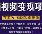 在家也能操作的短视频赚钱项目，无需真人，不用拍摄，纯搬运月入2到5万-知一资源网