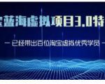 黄岛主·淘宝蓝海虚拟项目3.0,小白宝妈零基础的都可以做到月入过万-知一资源网
