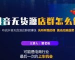 蟹老板·抖音无货源店群怎么做,吊打市面一大片《抖音无货源店群》的课程-知一资源网