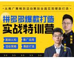 玺承云·拼多多爆款打造实战特训营,一套从入门到高手课程,让你快速拿捏拼多多-知一资源网
