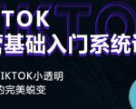 Tiktok实操进阶课程,体验从tiktok小透明到大佬的完美蜕变-知一资源网