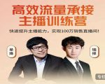 高效流量承接主播训练营:快速提升主播能力,实现100万销售直播间-知一资源网