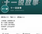 十一说故事·故事性中视频,观众快速共鸣从而快速变现的中视频玩法-知一资源网
