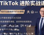 大山老师TikTok进阶实战课:账号详解,流量运营,实战变现,助力你成功出海-知一资源网