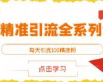 闲鱼精准引流全系列课程,每天引流100精准粉【视频课程】-知一资源网