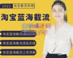 2022淘宝蓝海截流攻略，淘宝蓝海截流选品上货实操讲解-知一资源网