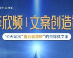 李欣频|文案创造课,0基础可报10天写出“看到就想转”的自媒体文案-知一资源网