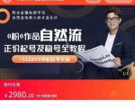 0粉0作品自然流正价起号及稳号全教程,专业自然流起号机构流程化教学(价值2980元)-知一资源网