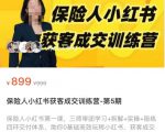 保险人小红书获客成交训练营,0基础高效玩转小红书,可复制的获客成交之路-知一资源网