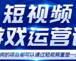 短视频游戏赚钱特训营,0门槛小白也可以操作,日入1000+-知一资源网