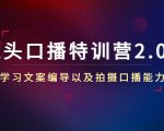 镜头口播特训营2.0版，学习文案编导以及拍摄口播能力（50节课时）-知一资源网