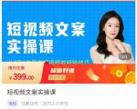 小秋·短视频文案实操课,从0到1教你做短视频的经验技巧-知一资源网