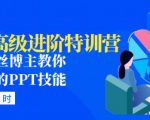 PPT高级进阶特训营:百万粉丝博主教你进阶你的PPT技能(98节课程+PPT素材包)-知一资源网