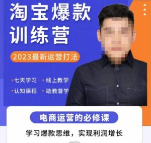 爱上黄昏·淘宝爆款训练营,2023最新运营打法,学习爆款思维,实现利润增长-知一资源网