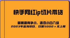 2023爆火的快手网红IP切片,号称日佣5000+的蓝海项目,二驴的独家授权-知一资源网