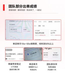 2023小红书电商火爆全网,新晋红利,风口项目,单店收益在3000-30000!-知一资源网
