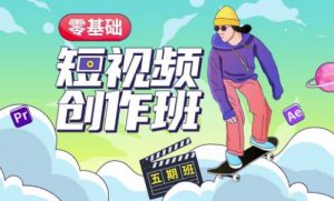价值999【王威】零基础商业短视频创作班第5期视频课程-知一资源网