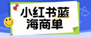 价值2980的小红书商单项目暴力起号玩法,一单收益200-300(可批量放大)-知一资源网