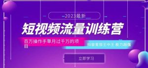 短视频流量训练营:百万操作手单月过千万的项目:抖音变现王中王能力超强-知一资源网