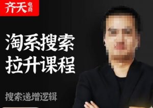 齐天电商·淘系搜索提升课程,搜索递增标准化,动销标准化流程-知一资源网
